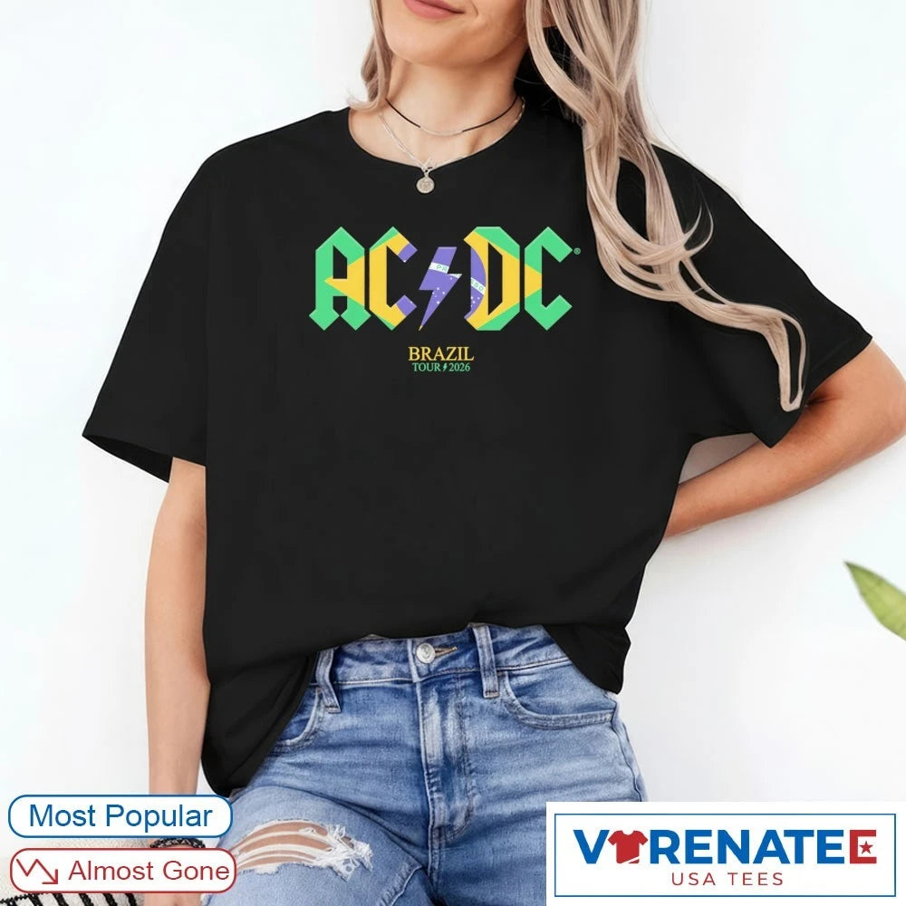 ACDC Brazil Pwr Up Tour 2026 shirt