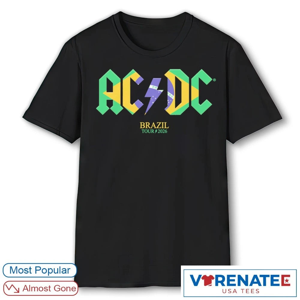 ACDC Brazil Pwr Up Tour 2026 shirt