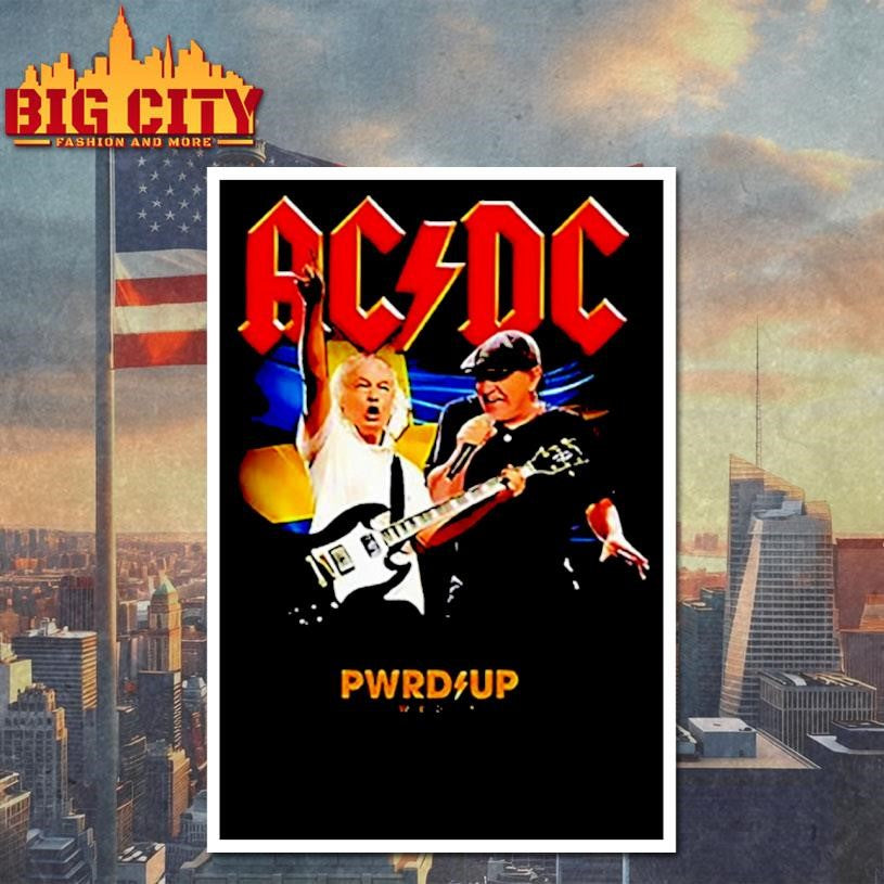 ACDC Gothenburg Sweden 2025 PWRD Up event tour Gothenburg tour 2025 shirt