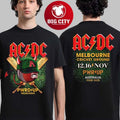 ACDC Melbourne PWR Up Tour 2025 Two Sided Shirt