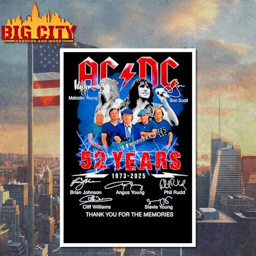ACDC PWR UP World Tour 2025 Signature Shirt