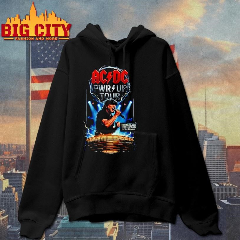 ACDC Perth Pwr Up Tour 2025 On December 8 2025 At Optus Stadium Australia Shirt