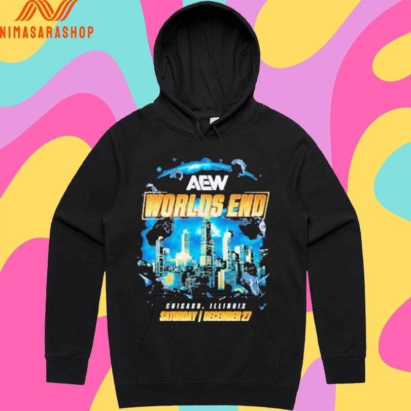 AEW Worlds End Chicago Illinois Saturday December 27 2025 Event Shirts