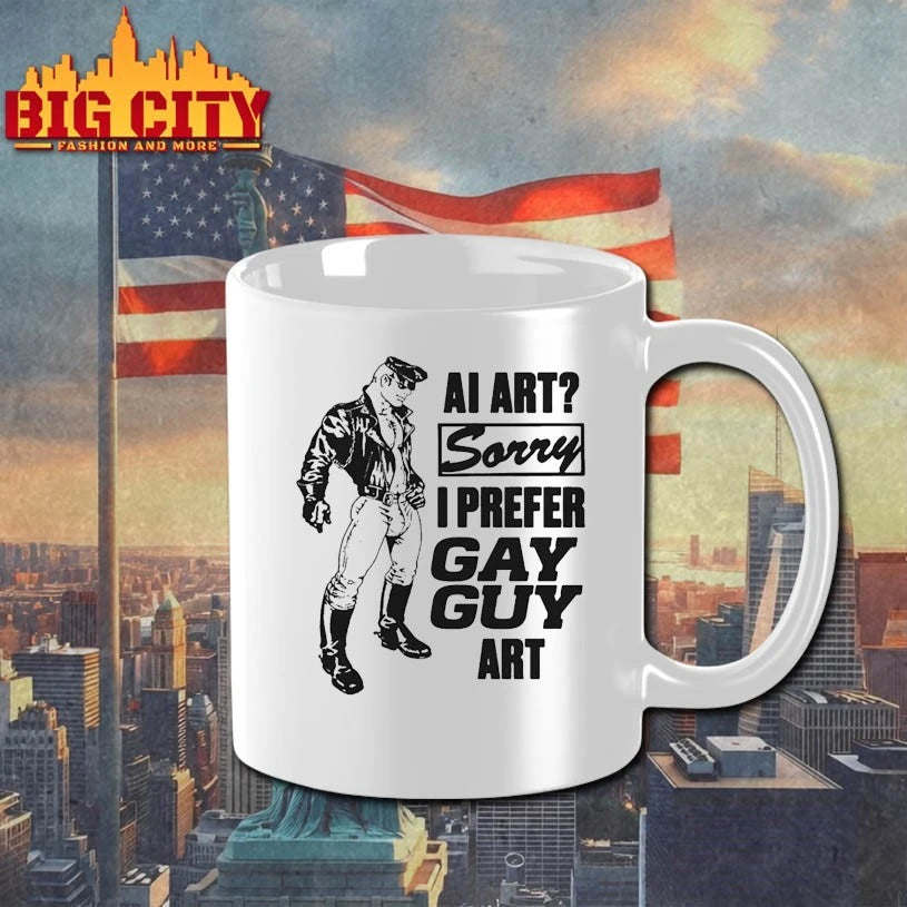 AI Art Sorry I Prefer Gay Guy Art Shirt