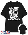 AI art is not real art keyboard shirt