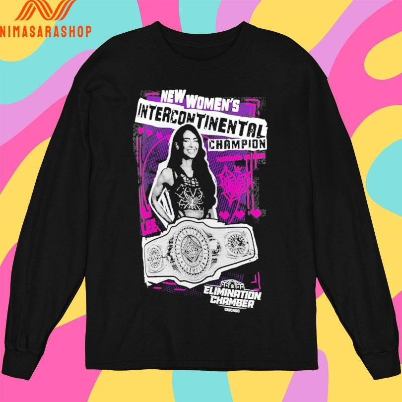 AJ Lee Elimination Chamber 2026 Women’s Intercontinental Championship Winner Shirts