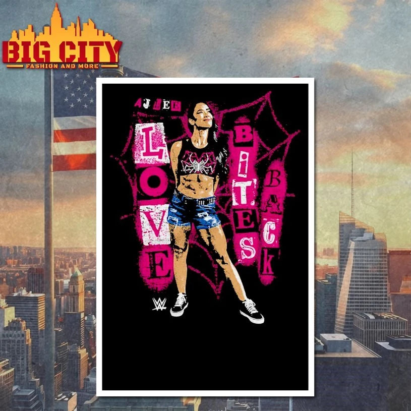 AJ Lee Love Bites Back WHT Shirt