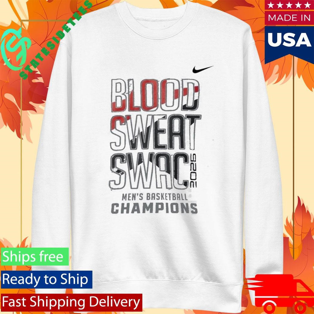 A&amp;M University Panthers Men’s Basketball PVAMU 2026 Blood Sweat Swac Champions T-Shirt
