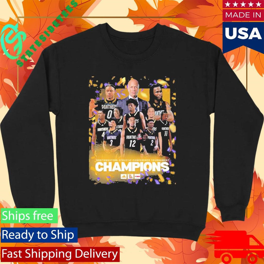 A&amp;M University Panthers Men’s Basketball PVAMU 2026 SWAC Champions T-Shirt