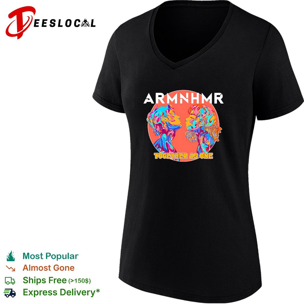 ARMNHMR together as one electronic music shirt