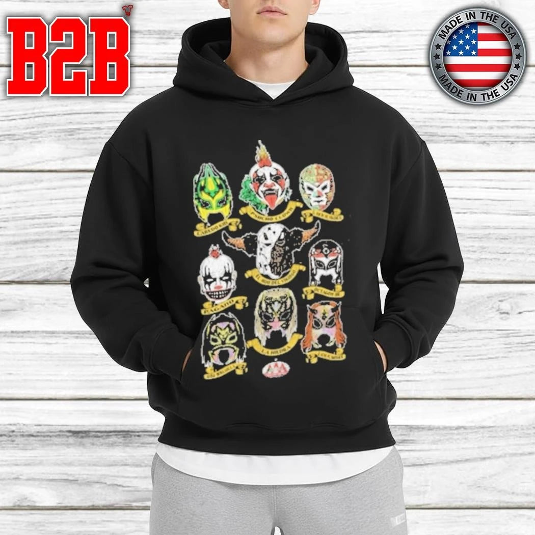 Aaa Luchadores Masks Shirt