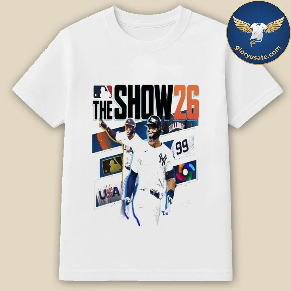 Aaron Judge New York Yankees MLB The Show 26 Road To The Show Journey Poster Shirt