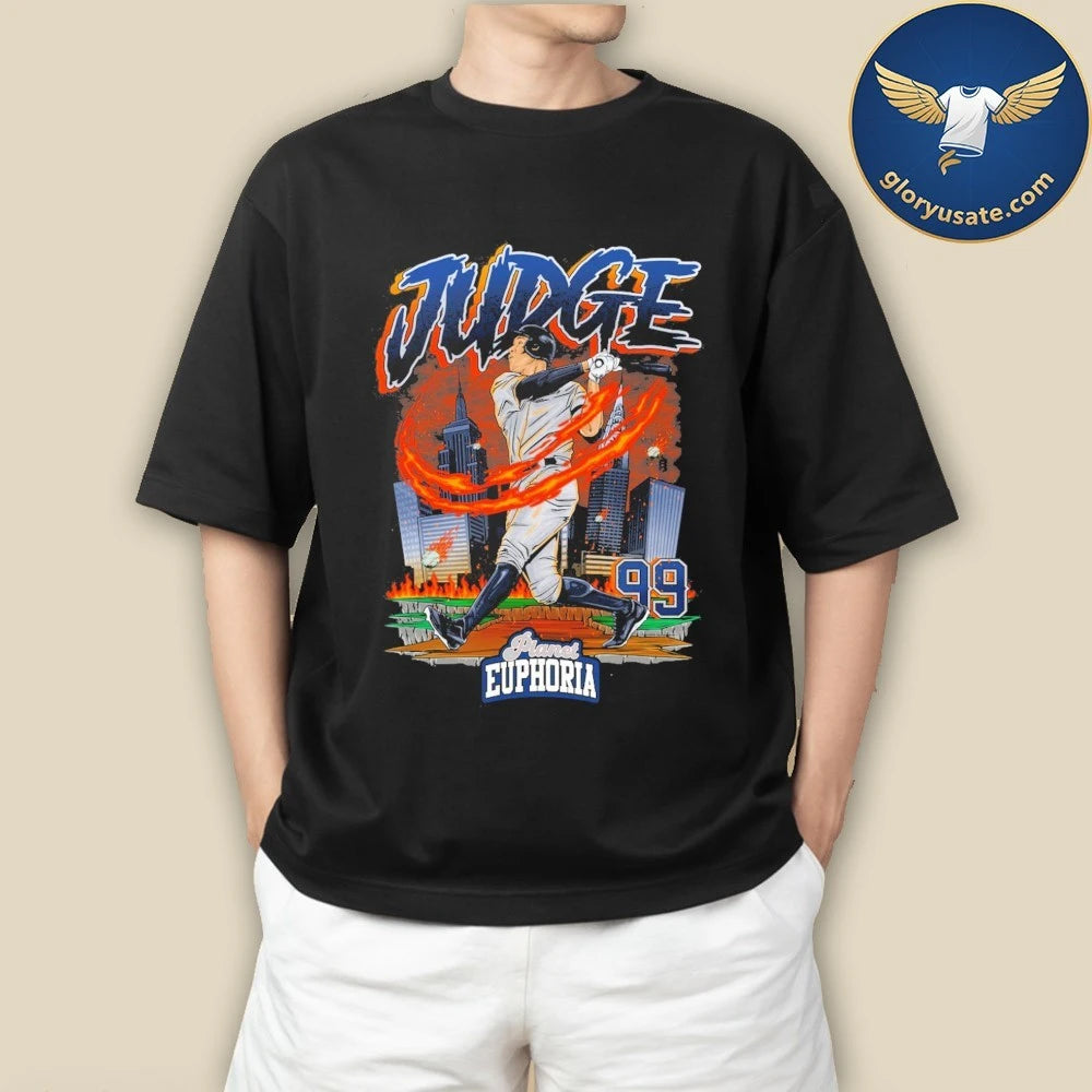Aaron Judge V3 New York Yankees Black TShirt MLB Home Run King Graphic Shirt