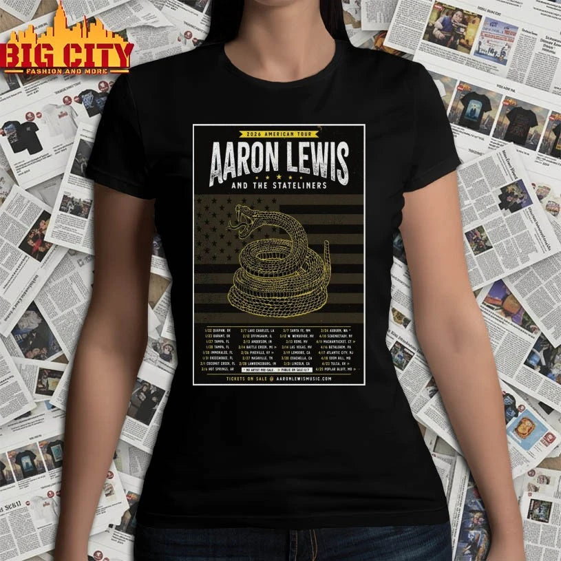 Aaron Lewis 2026 American Tour Poster Shirts