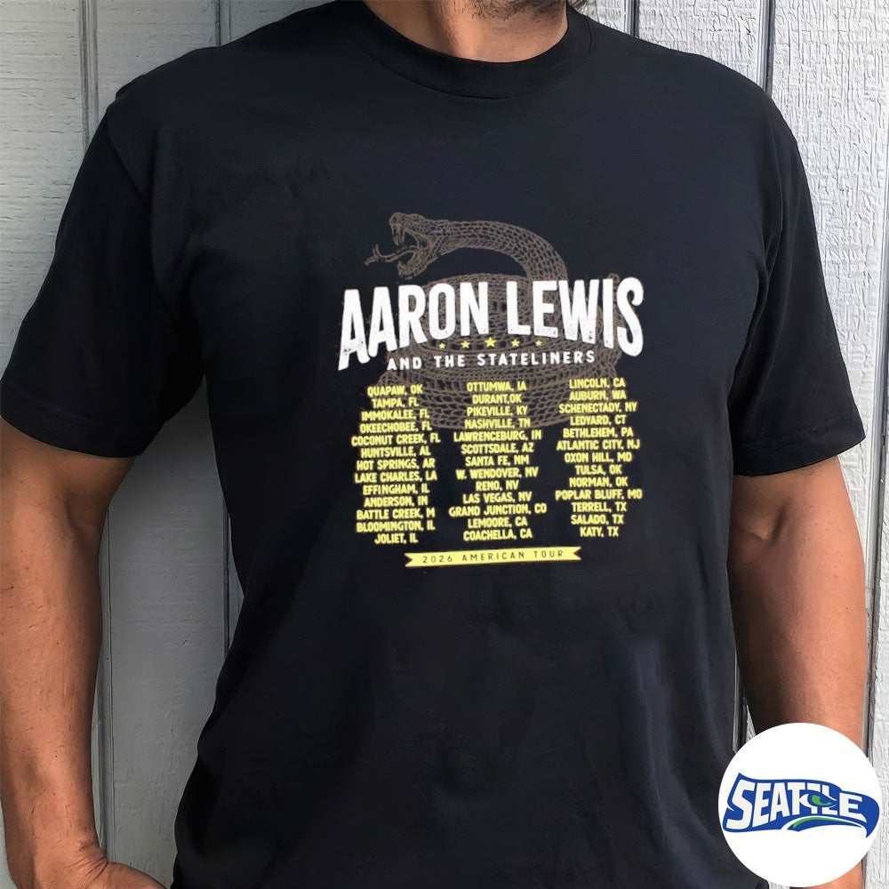 Aaron Lewis Aaron Lewis 2026 Tour And The Stateliners shirt