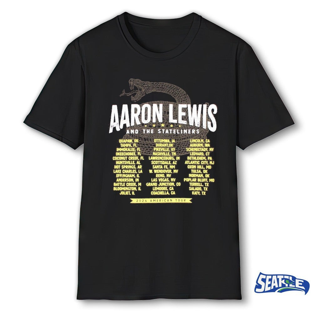 Aaron Lewis Aaron Lewis 2026 Tour And The Stateliners shirt
