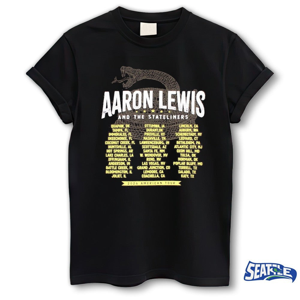 Aaron Lewis Aaron Lewis 2026 Tour And The Stateliners shirt