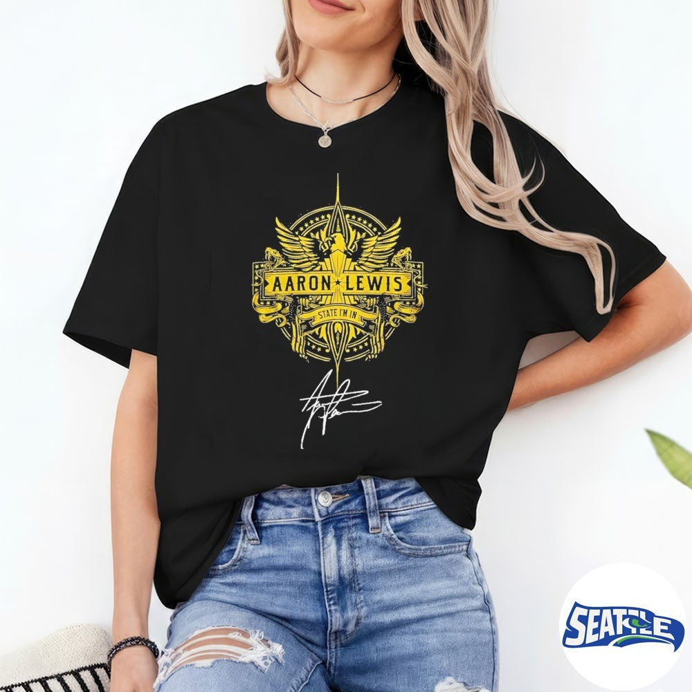 Aaron Lewis And The Stateliners 2026 American Tour Signature Shirt
