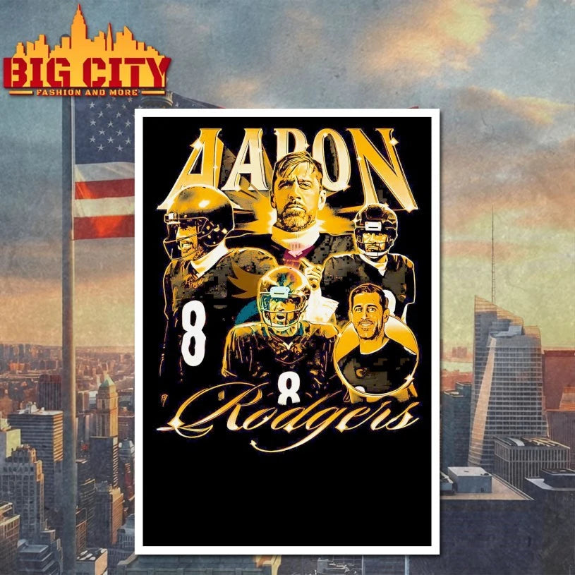 Aaron Rodgers Pittsburgh Vintage Football Shirt