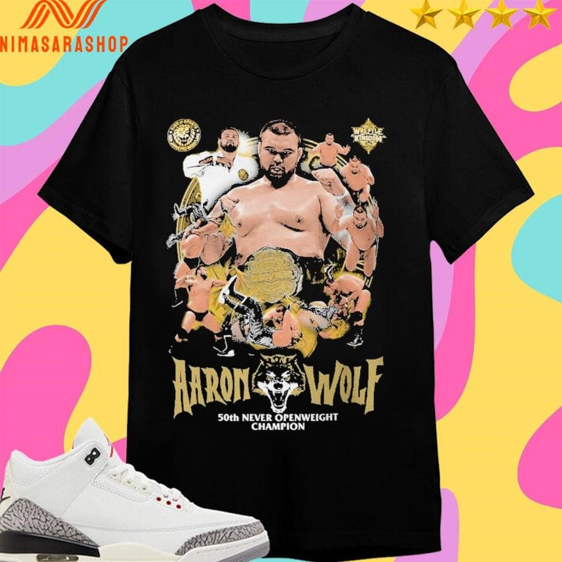 Aaron Wolf 50th Never Openweight Champion Shirts