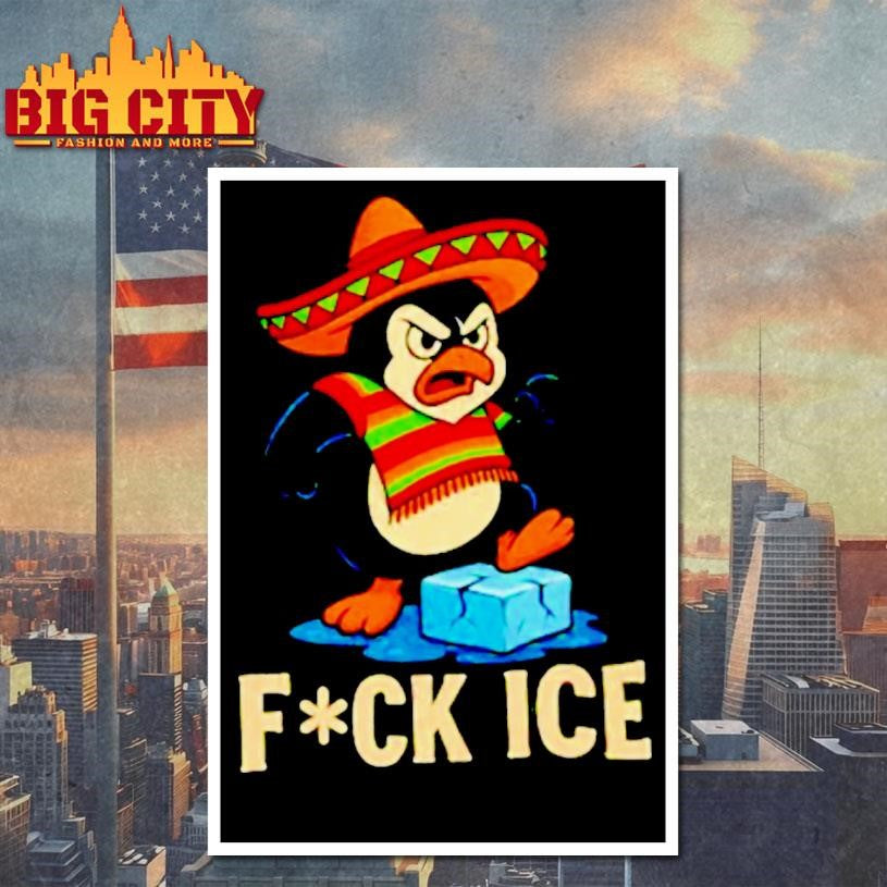 Abolish Ice Angry Penguin Fuck Ice Shirt