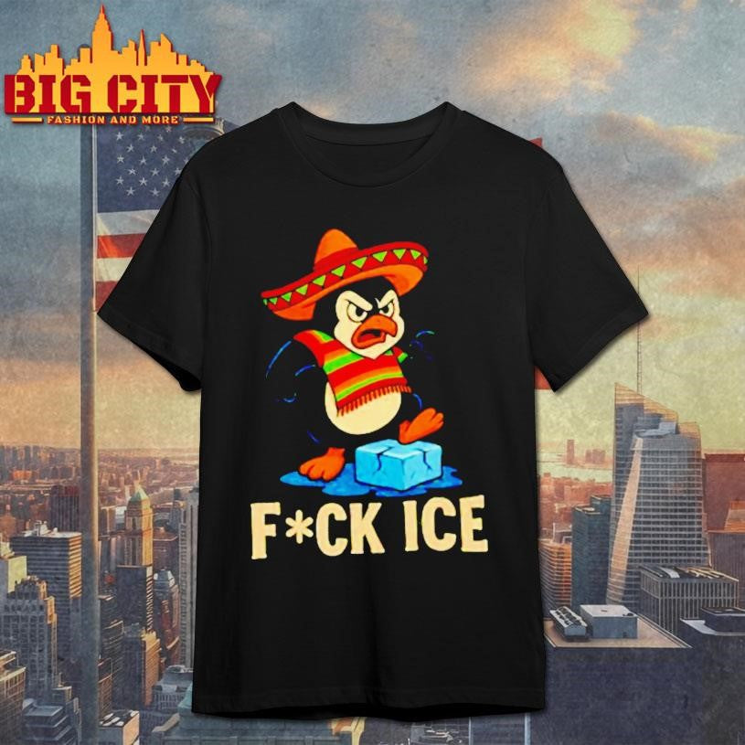 Abolish Ice Angry Penguin Fuck Ice Shirt