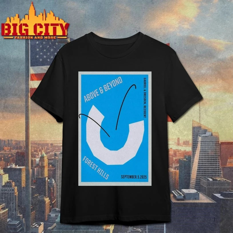 Above &amp; Beyond Sept 5 2025 Poster Forest Hills Shirt