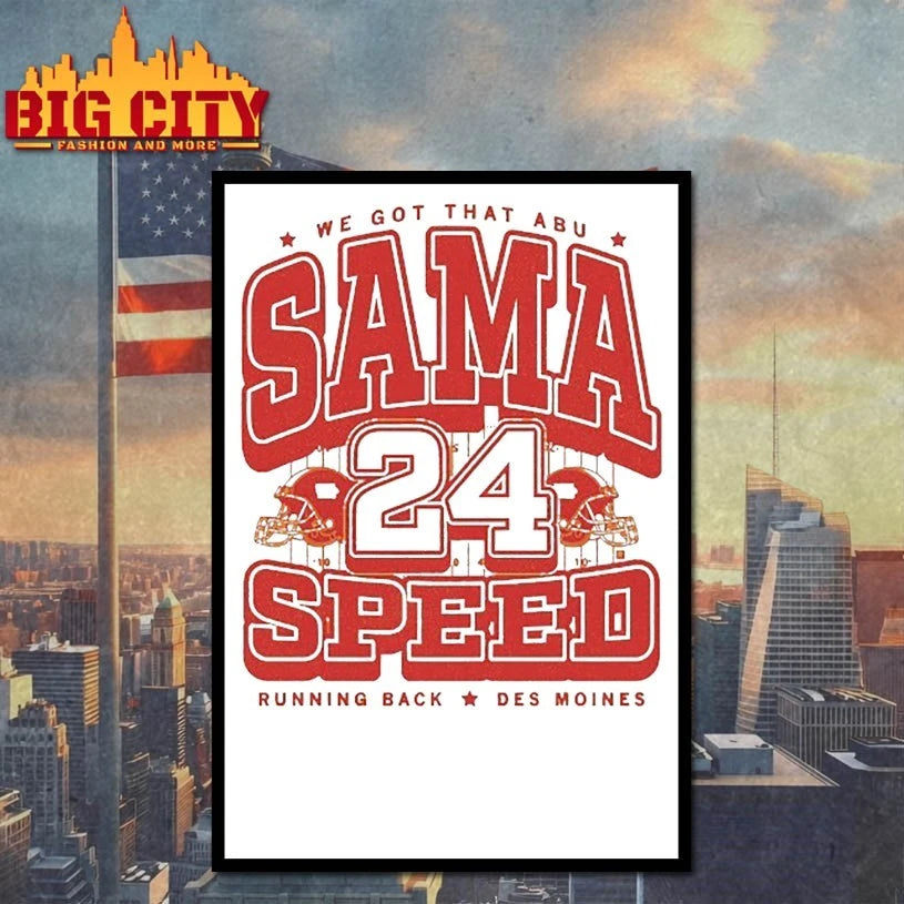 Abu Sama Speed We Got That Abu Running Back Des Moines Shirt