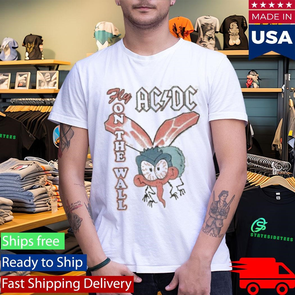 Acdc Fly On The Wall Ringer T-Shirt