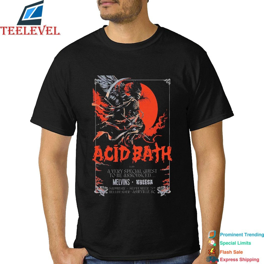 Acid Bath At Hellbender By The Orange Peel On Sept 5 2026 T-shirts