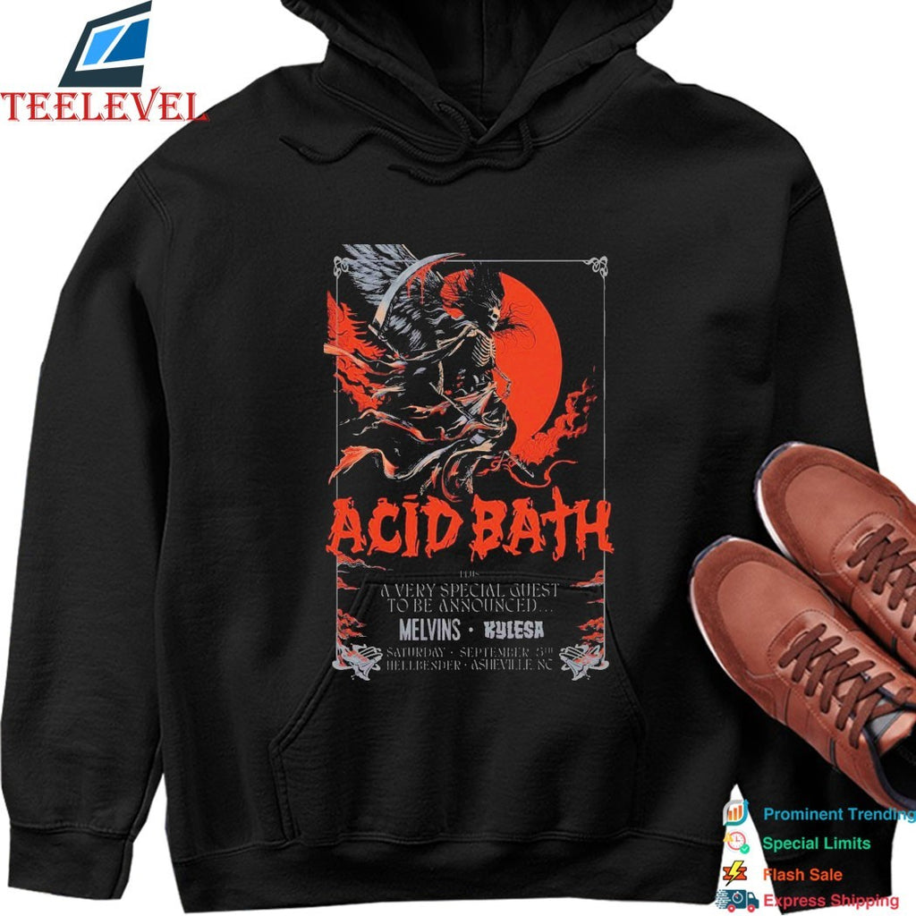 Acid Bath At Hellbender By The Orange Peel On Sept 5 2026 T-shirts