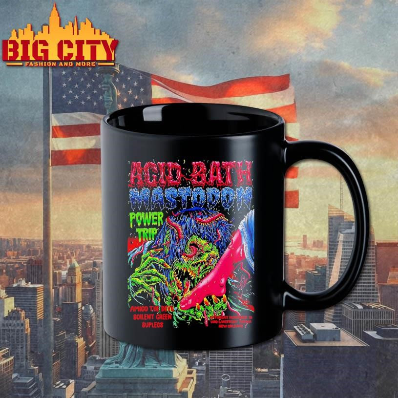 Acid Bath Mastodon And Power Trip New Orleans Louisiana 2025 Shirt