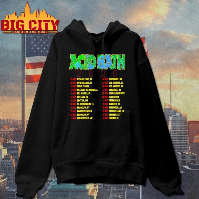 Acid Bath Tour 2025 Shirt