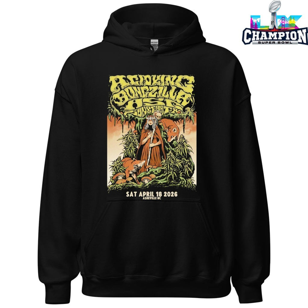 Acid King And Bongzilla Asheville NC On April 18 2026 T-Shirts