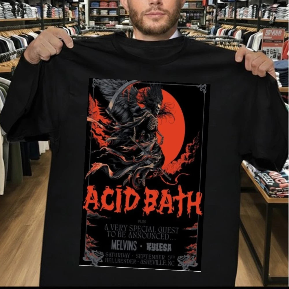 Acid bath Sept 5 2026 Asheville, NC Poster Shirt