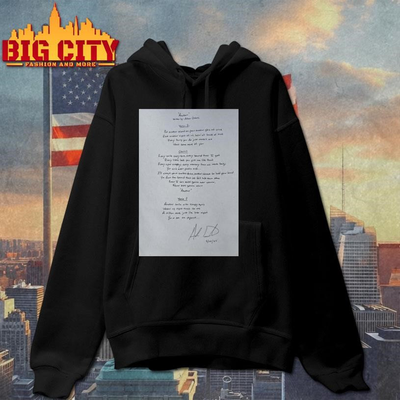 Adam Doleac Another Handwritten Lyrics Poster Shirt