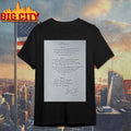 Adam Doleac Another Handwritten Lyrics Poster Shirt