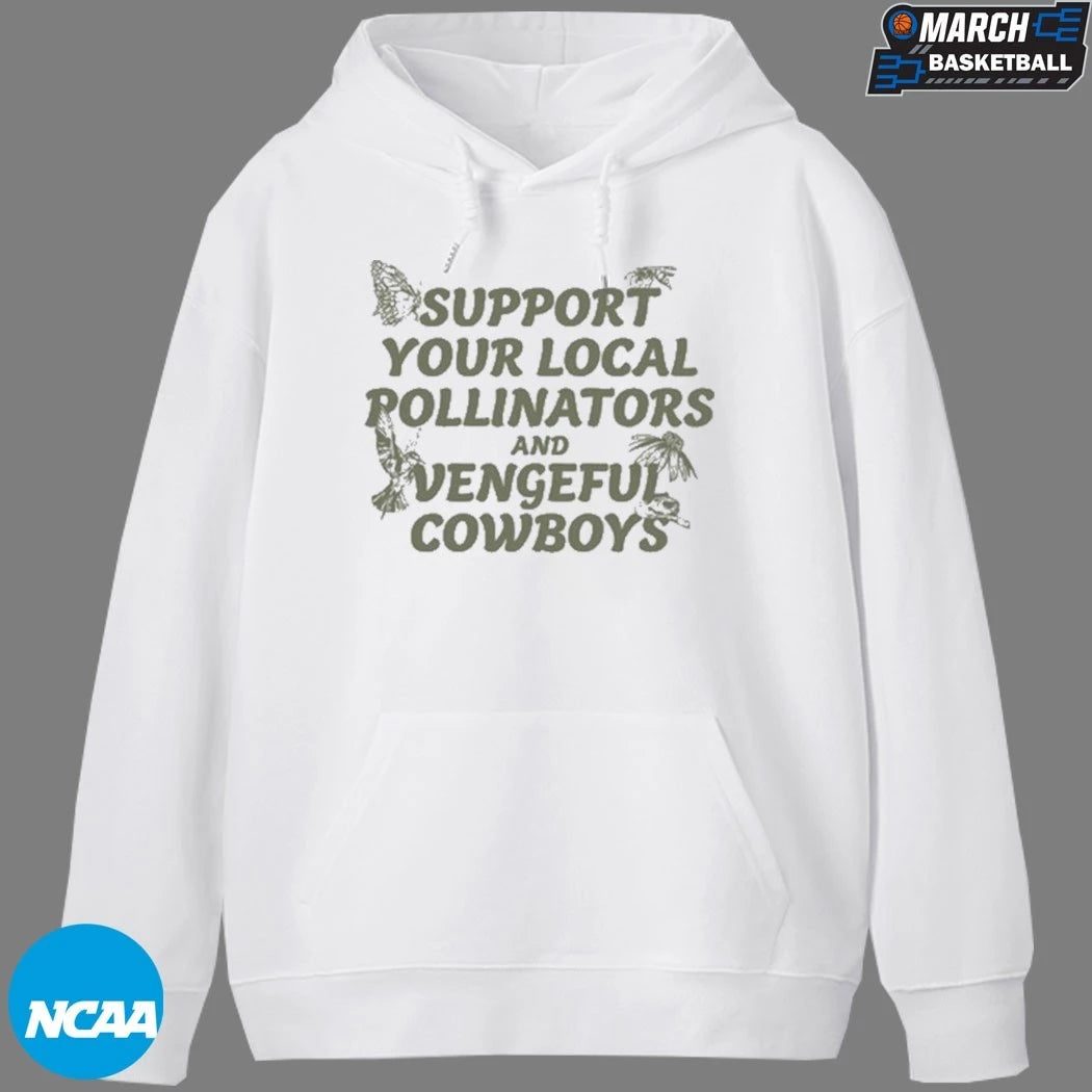 Adam Page Support Your Local Pollinators And Vengeful Cowboys T-shirts
