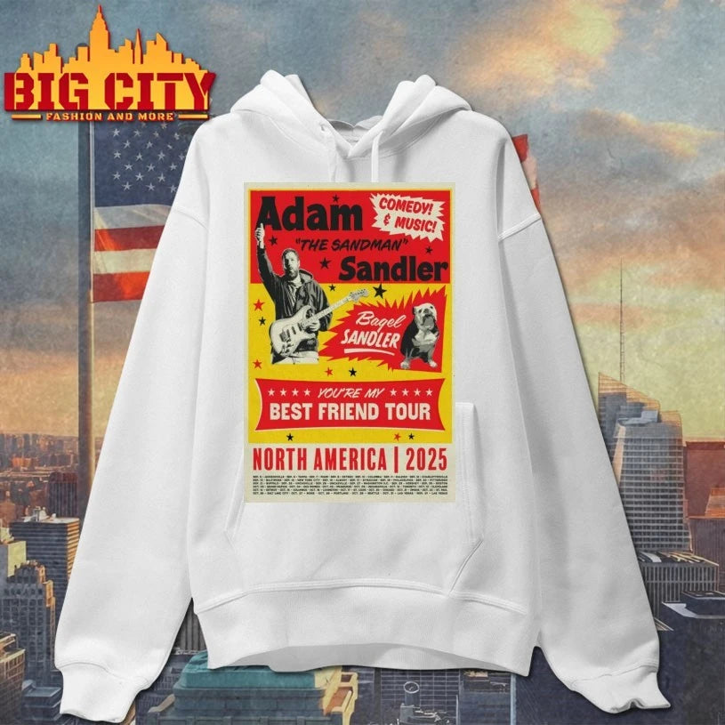 Adam Sandler North America Comedy Tour 2025 Poster shirt