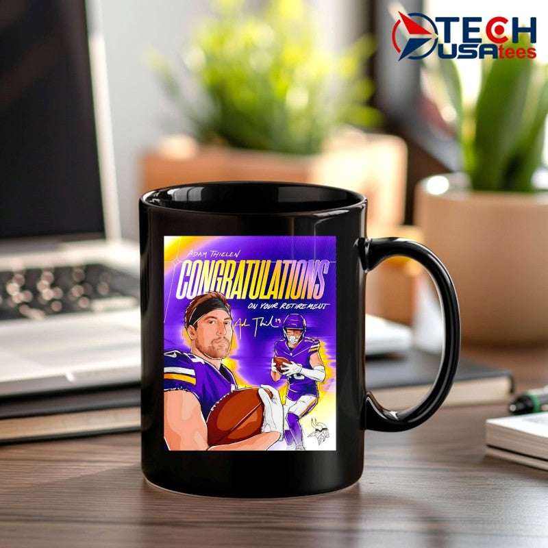 Adam Thielen congratulations on your retirement shirt