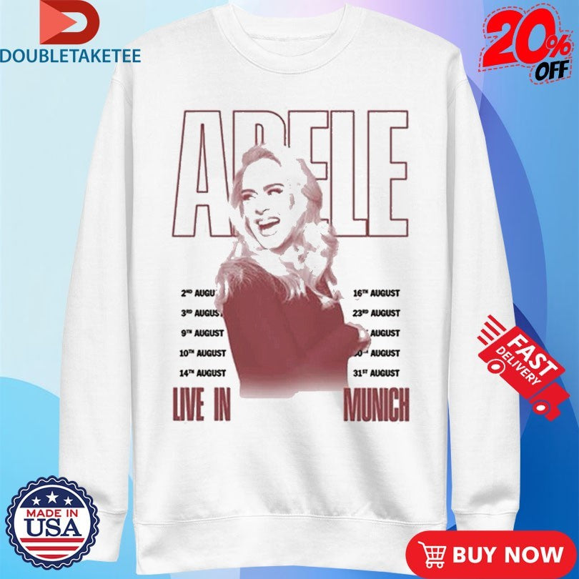 Adele Live In Munich Pink Lips T-shirts
