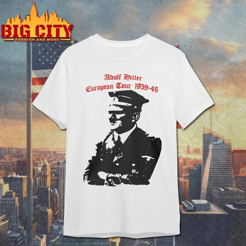 Official Adolf Hitler European Tour 1939 1945 Dates shirt