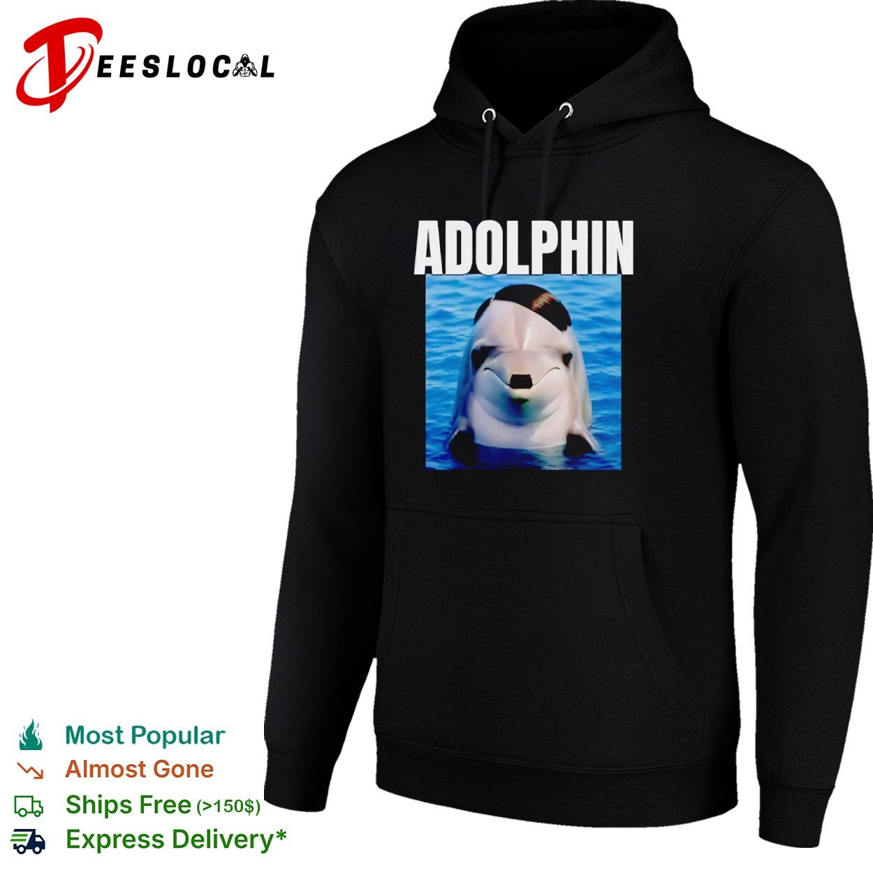 Adolphin Adolf Hitler x Dolphin Animal shirt