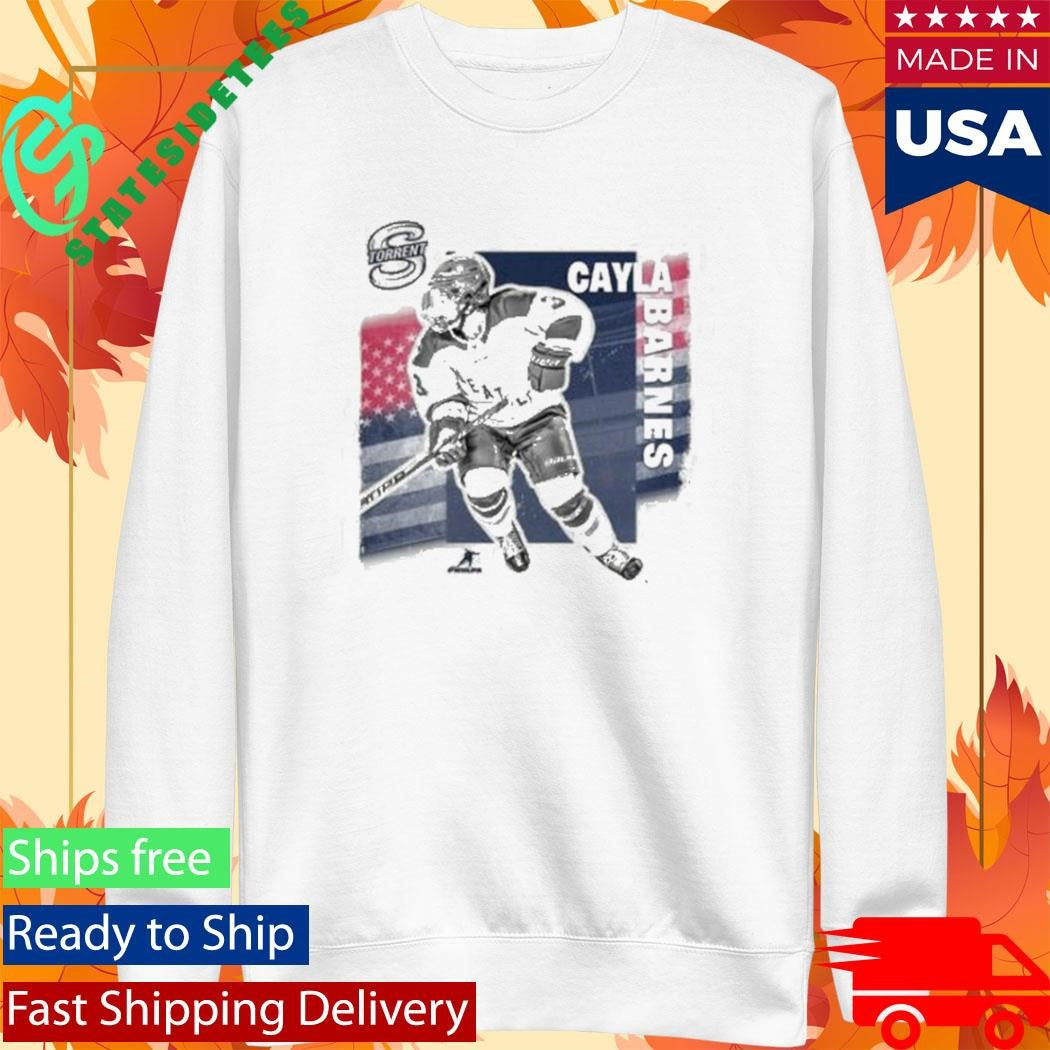Adult Cayla Barnes Team Pwhl 2026 Urban Stadium Essentials T-Shirt
