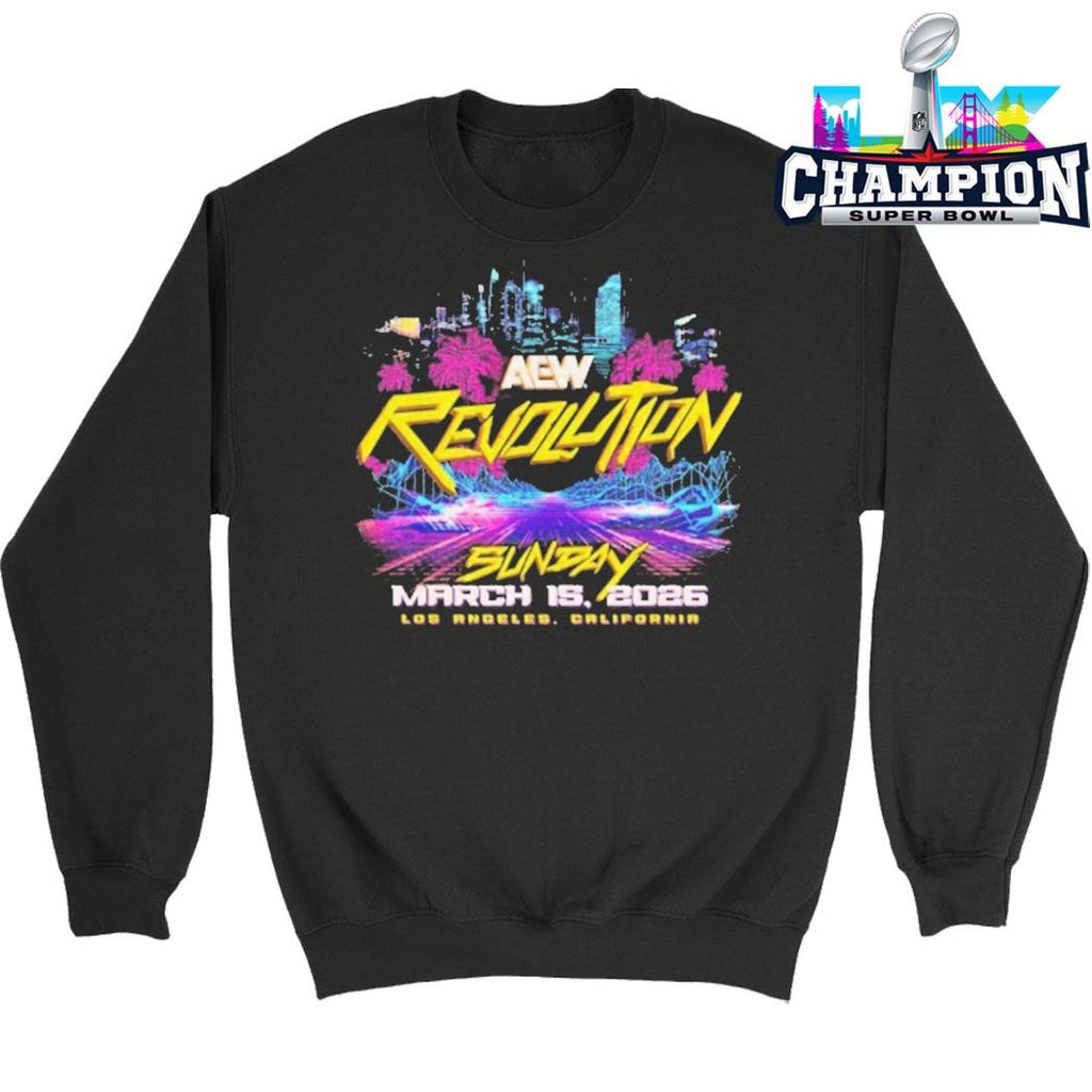 Aew Revolution 2026 Event Shirt