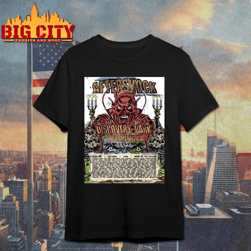 Aftershock Festival 2025 Sacramento California Venue Poster shirt