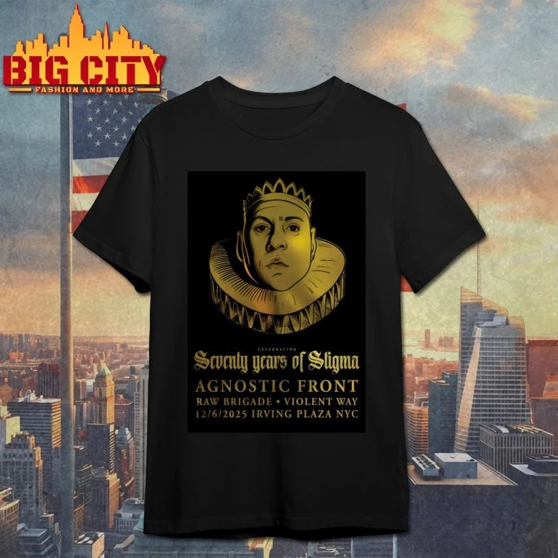 Agnostic Front 12.6.2025 New York NY Poster shirt