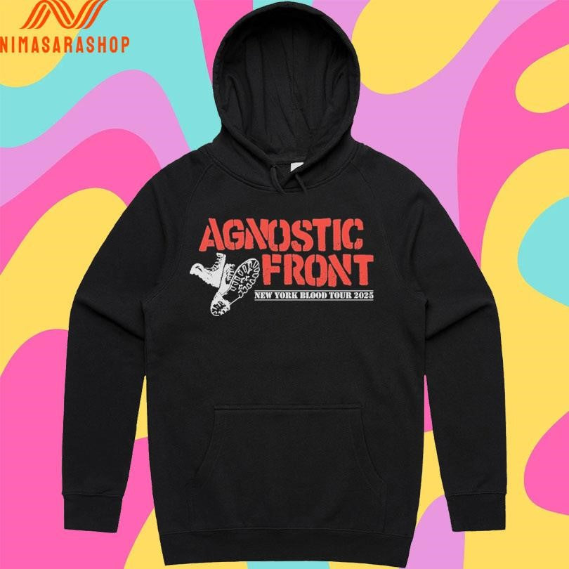 Agnostic Front New York Blood Tour 2025 Shirts