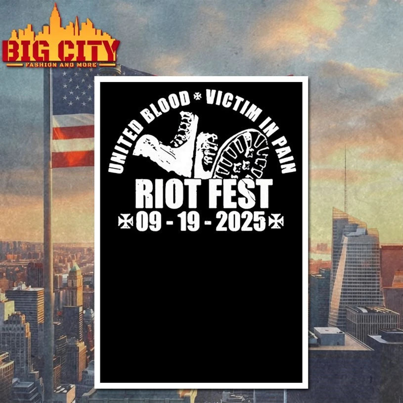 Agnostic Front Riot Fest 09-19-2025 shirt