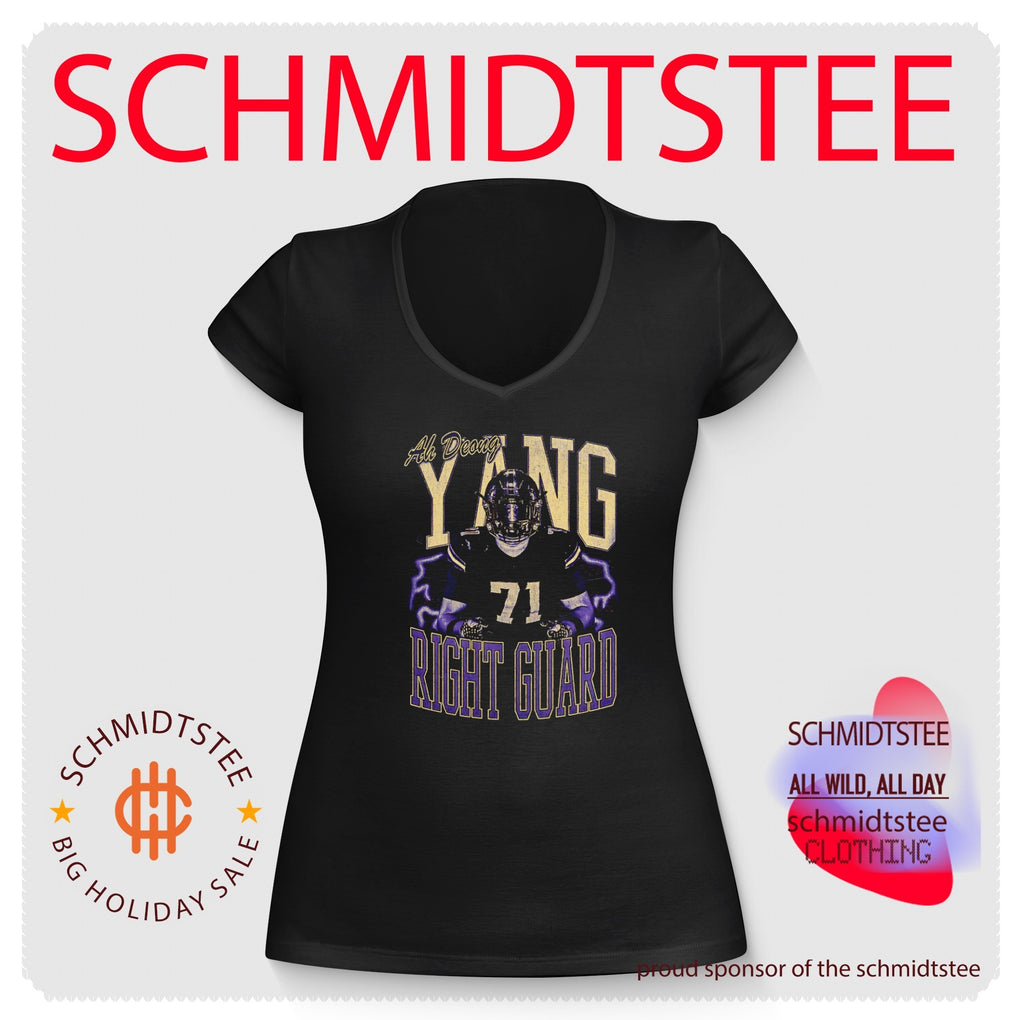 Ah Deong Yang 71 Right Guard football player shirt